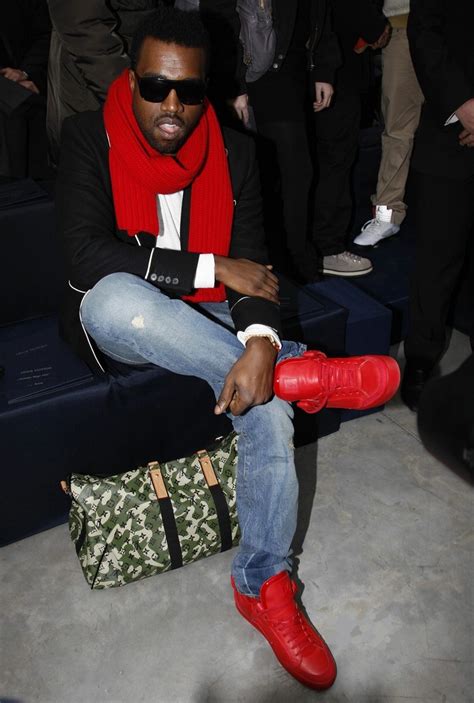 kanye west taking over louis vuitton|Kanye West on gig.